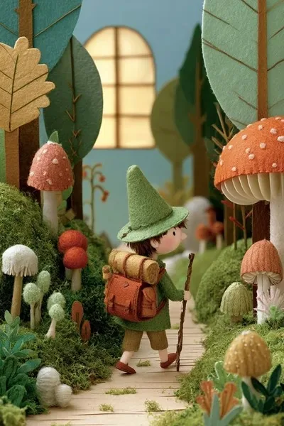 Cartoon, 3D, Cute, Children's book