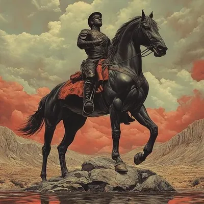 Surrealistic, Red, Purple, Sci-fi