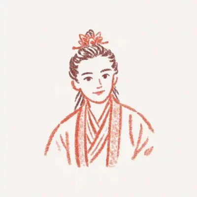 Line art, Cute, Red