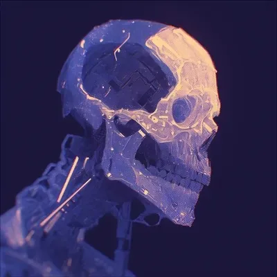 Purple, Anime, Blue