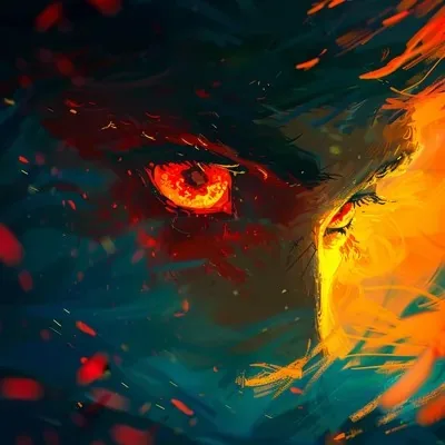 Orange, Red, Illustration