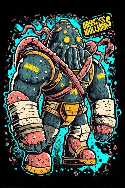 Comic book, Sticker, Illustration, Vintage, Anime
