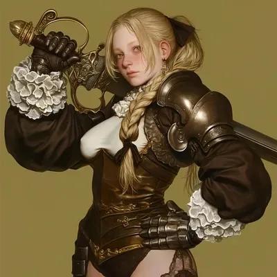 Anime, Illustration, Vintage, 3D