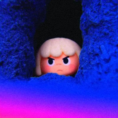 3D, Cute, Pop, Gradient, Purple, Pink