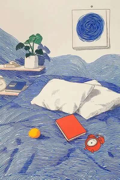 Illustration, Line art, Blue