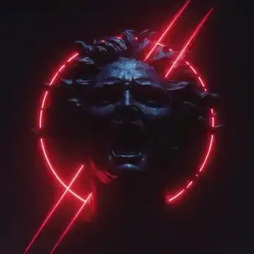 Surrealistic, Cyberpunk, Purple