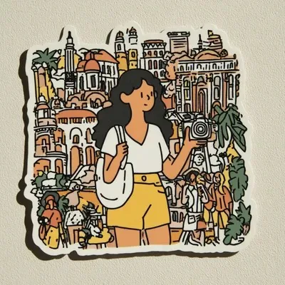 Illustration, Sticker, Cartoon