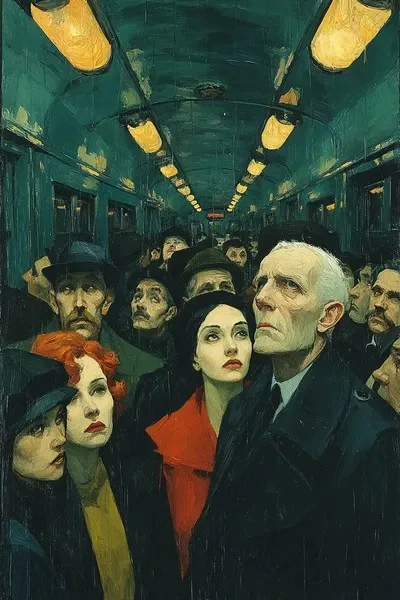 Oil painting, Dark fantasy, Vintage