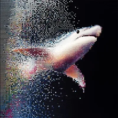 Pixel, Surrealistic, Vector