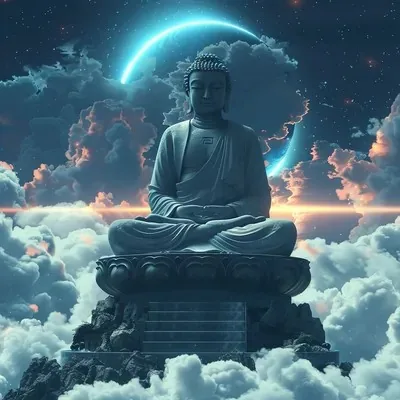 Surrealistic, Blue, Sci-fi