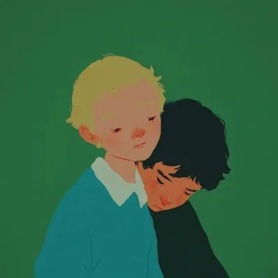 Green, Illustration, Anime