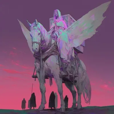 Purple, Cyberpunk, Illustration, Surrealistic