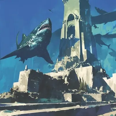 Blue, Illustration, Manga art, Comic book