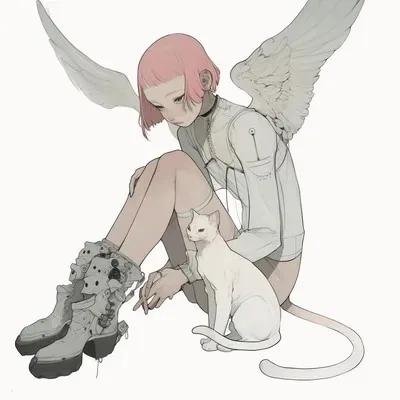 Anime, Manga art, Minimalism