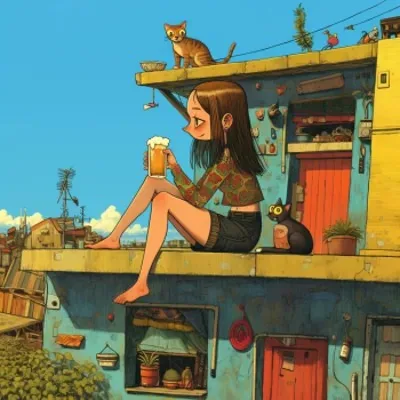 2D, Manga art, Comic book, Illustration