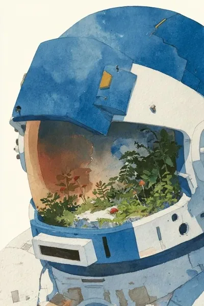 Ink and watercolor, Illustration, Blue, Poster design