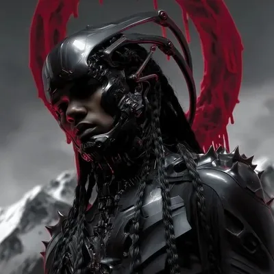 Surrealistic, Black, Red, Dark fantasy