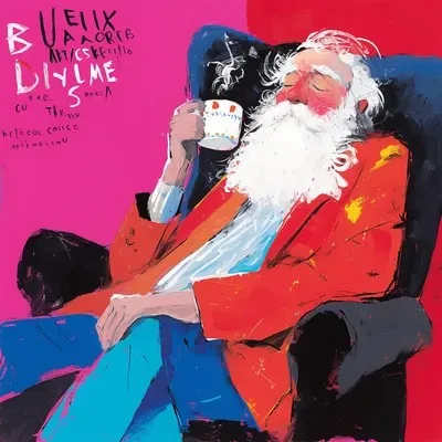 Pink, Christmas, Illustration, Poster design