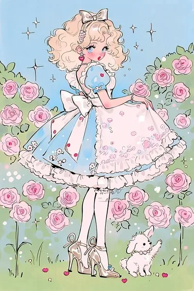 Anime, Illustration, Cute
