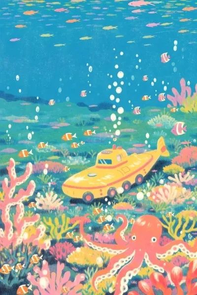 Illustration, Children's book, Cute