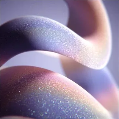 3D, Gradient, Minimalism, Purple