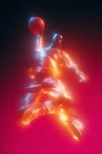 Cyberpunk, Neon, Sci-fi, Surrealistic, Red