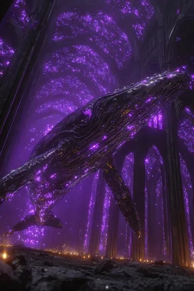 Dark fantasy, 3D, Purple