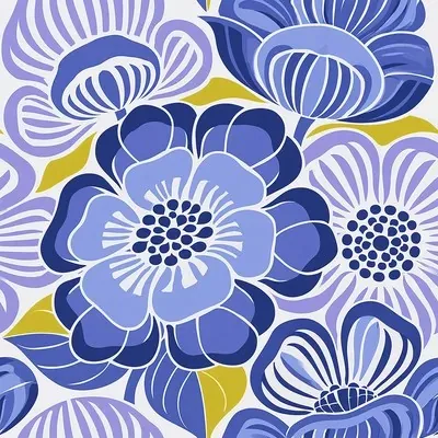 Flat vector, Illustration, Blue