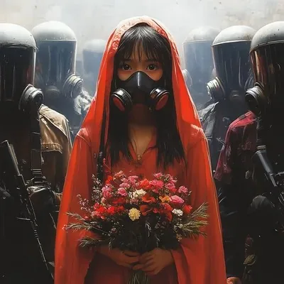 Surrealistic, Black, Cyberpunk