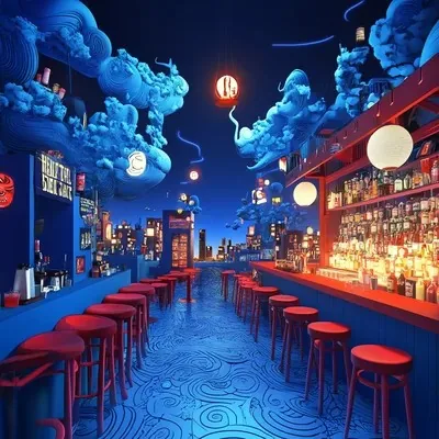 Blue, 3D