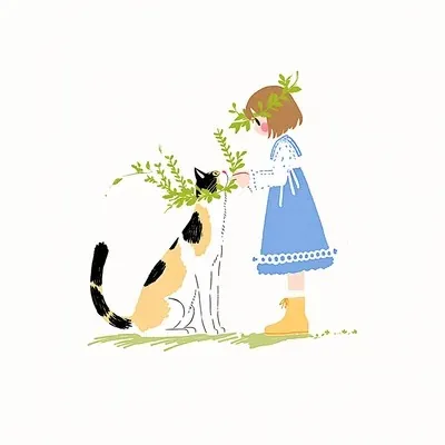 Illustration, Children's book, Minimalism, Cute