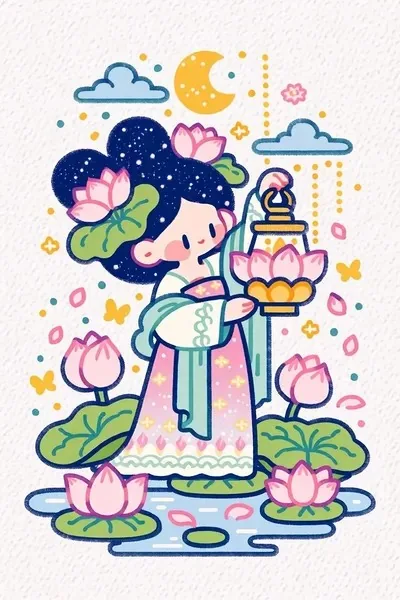 Illustration, Children's book, Flat vector