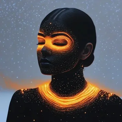 Surrealistic, Golden, Vintage
