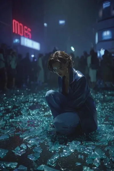 Cyberpunk, Film, Sci-fi, Blue, Surrealistic