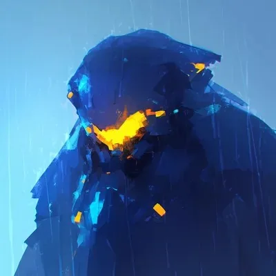 Anime, Blue, Illustration