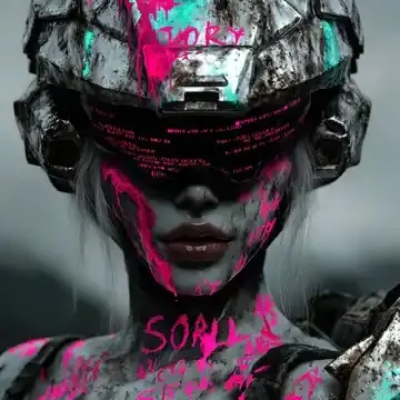 Pink, Black, Cyberpunk