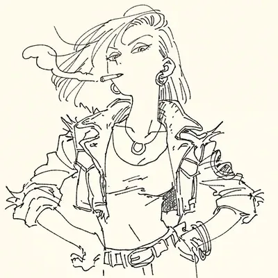 Manga art, Coloring book, Comic book, Minimalism, Line art