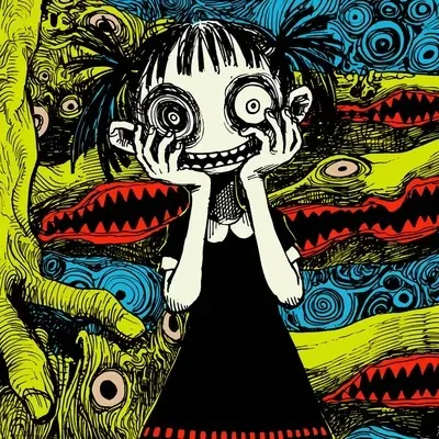 Vector, Red, Black, Dark fantasy, Illustration