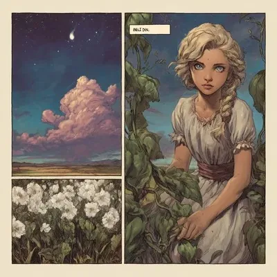 Comic book, Manga art, Vector