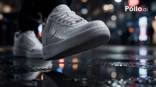 Create a hyper-realistic cinematic Nike Air Force 1 commercial with the emotional energy and visual restraint of a moder