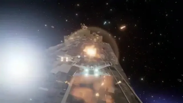 Multiplayer X-Wing Squad vs Star Destroyer Game