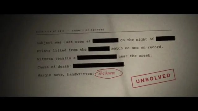Netflix Thriller Title Sequence