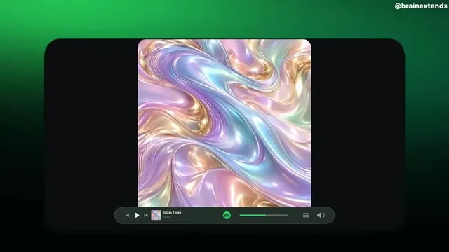 Spotify Glass Tides Product Film Motion Graphics Reel