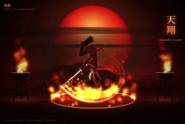 Samurai Pose Routine in Pure JavaScript
