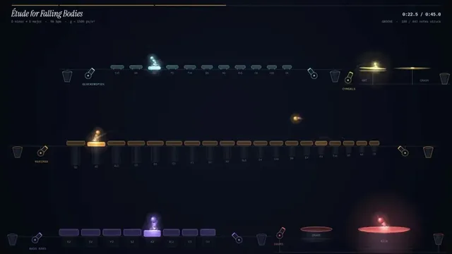 45-Second Collision-Driven Music Machine