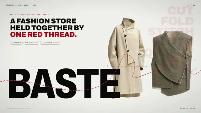 Showreel Conceptually Linked to a Design Portfolio