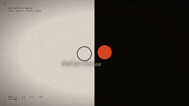 Lyrics Motion Graphics Video Synced to Music