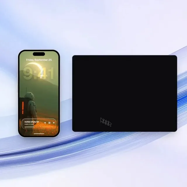Apple Keynote Style Liquid Glass Launch Film