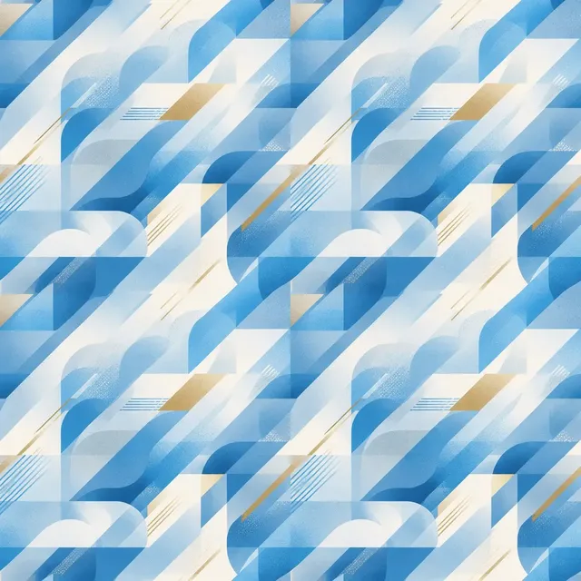 A seamless repeating abstract pattern with layered translucent geometric shapes, diagonal bands, and soft gradients in official team colors, evoking an athletic and premium feel.