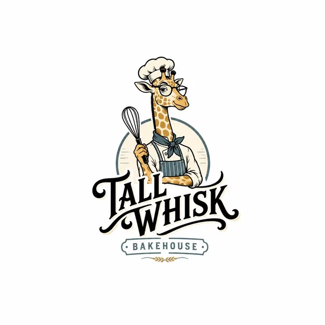 Four retro mascot logos with hand-drawn characters and vintage typography on a white background.